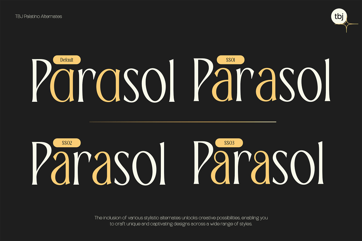 TBJ Palatino San serif With Serif, a Serif Font by Taboja Studio (Photo 9 of 26)