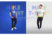 Male T-Shirt PSD Mockups Vol3, a Shirt Mockup by Hi, Mock-Up! (Thumbnail 7 of 10)