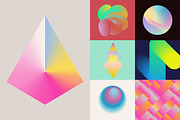 Blender 2: 160 Gradient Blend Shapes, an Object Graphic by RuleByArt (Thumbnail 14 of 23)