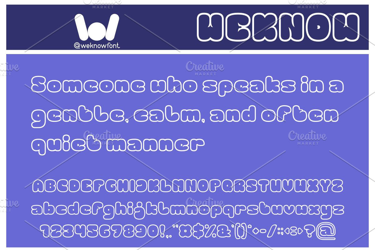 Soft Spoken font, a Font by weknow (Photo 4 of 8)