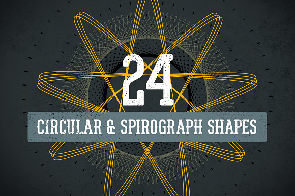 Circular & Spirograph Vector Pack 1 preview 6