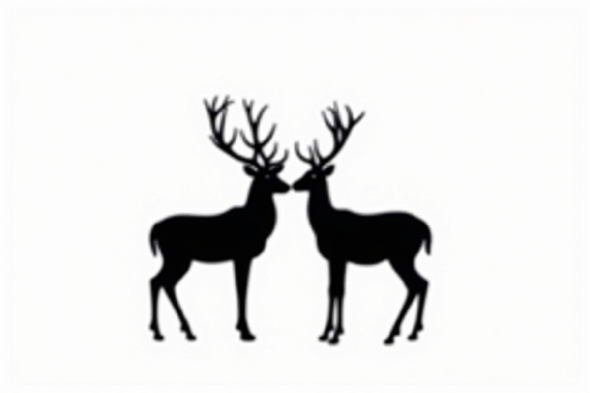 Deer Silhouette Vector Bundle, an Illustration by abu67222 (Photo 4 of 7)