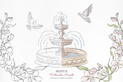 Rooted Romance. Wedding Line Art Kit, an Object Graphic by Mio Buono (Thumbnail 8 of 16)