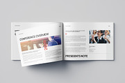 Conference Agenda Landscape Template, a Brochure Template by Pixelpick (Thumbnail 3 of 9)