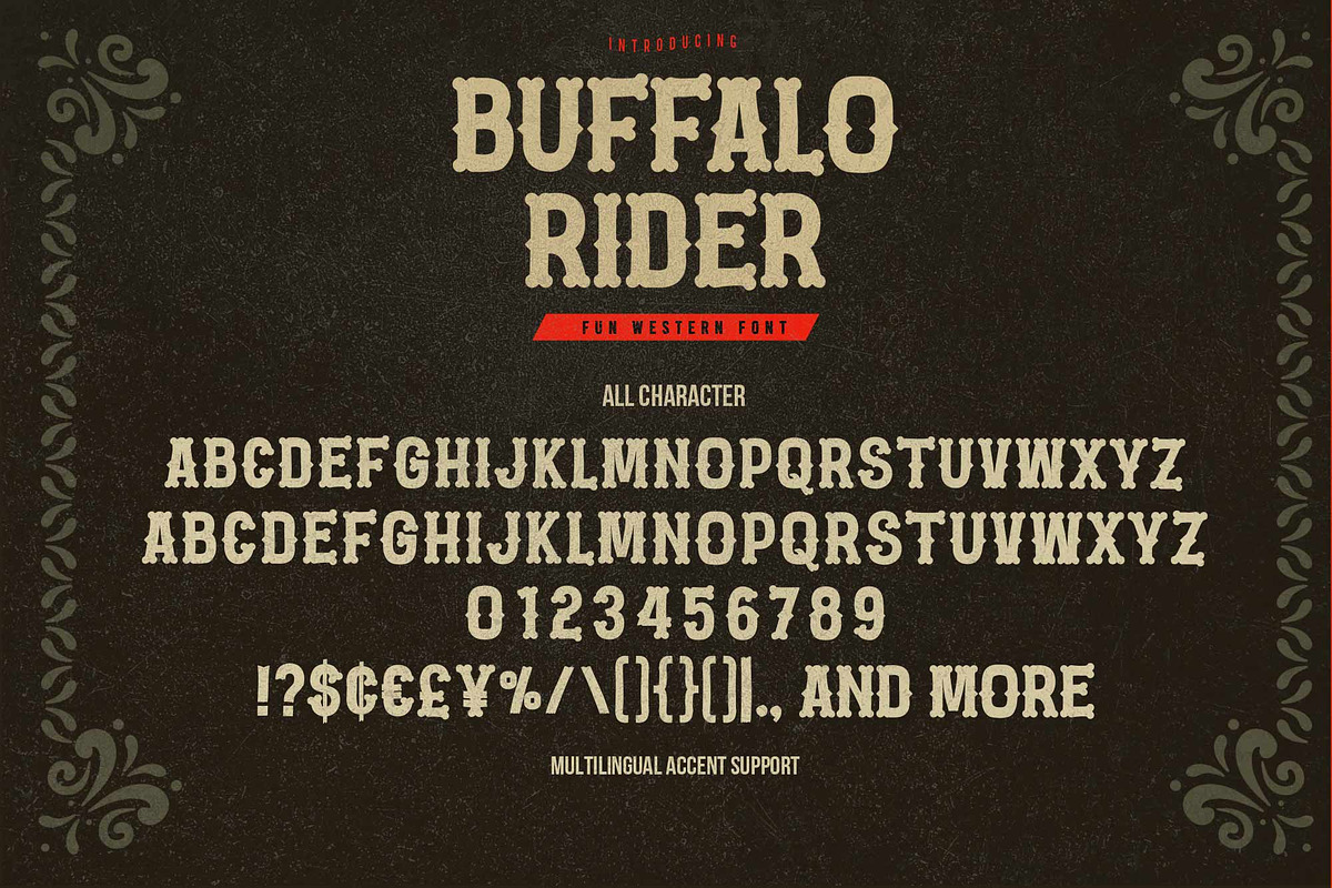 Buffalo Rider – Cowboy Display Font, a Slab Serif Font by Gassstype (Photo 6 of 8)