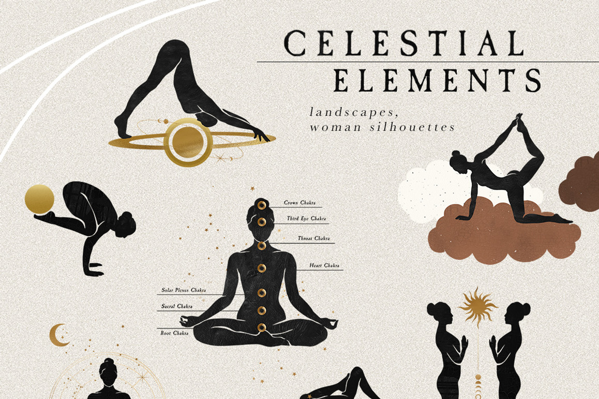 Magic Yoga Esoteric Set, a Healthcare Illustration by NassyArt (Photo 5 of 14)