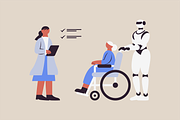 AI Medical Healthcare Illustration, a Healthcare Illustration by Jump Studio (Thumbnail 3 of 10)