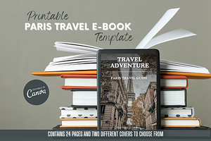 Travel Ebook Canva Editable Template