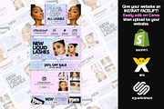 DIY Web Banner Set: Holo Film, a Landing Page Template by beautybosslab™ (Thumbnail 5 of 5)