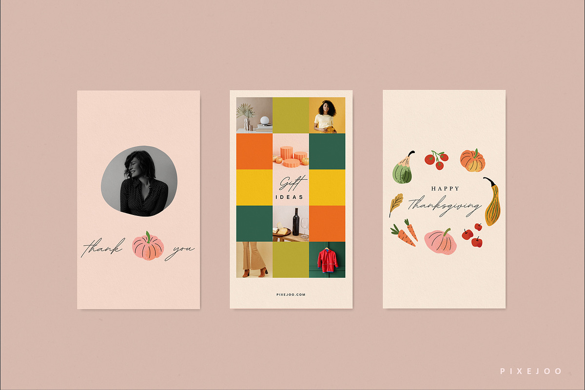 Festive Thanksgiving Social Media, a Social Media Template by Pixejoo (Photo 4 of 9)