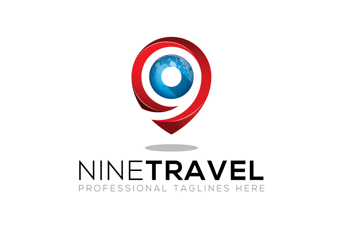 Nine Travel Logo, a Branding & Logo Template by Maximum Designstudio (Photo 1 of 3)