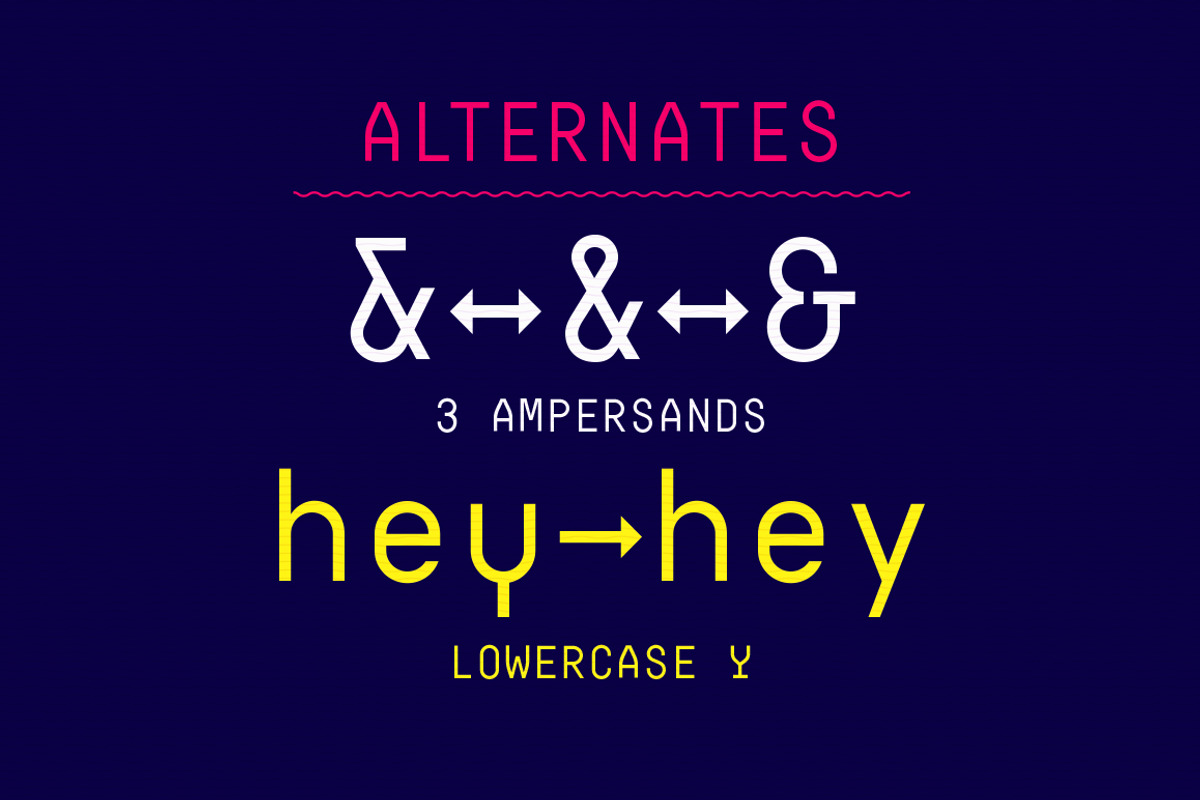 Sale! Digerati Mono Font Family preview 8