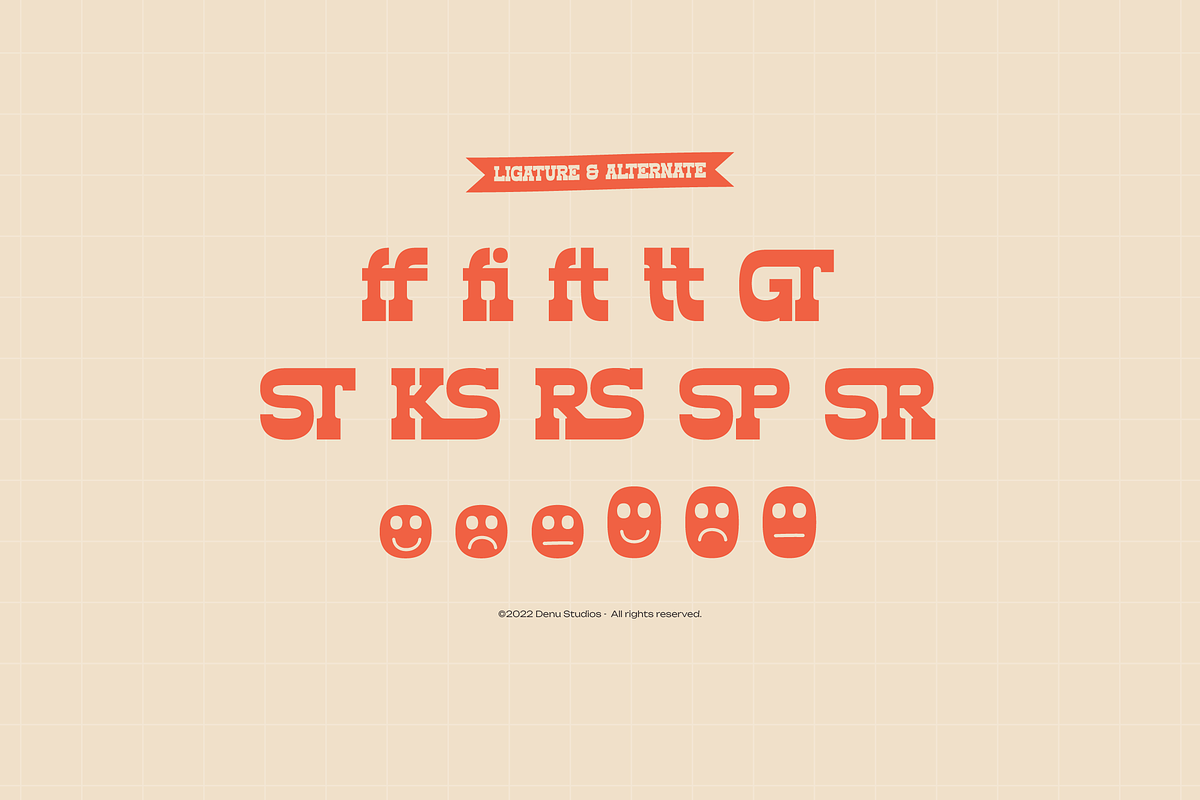 O_Feel | Slab Serif Font, a Slab Serif Font by Denustudios (Photo 11 of 12)