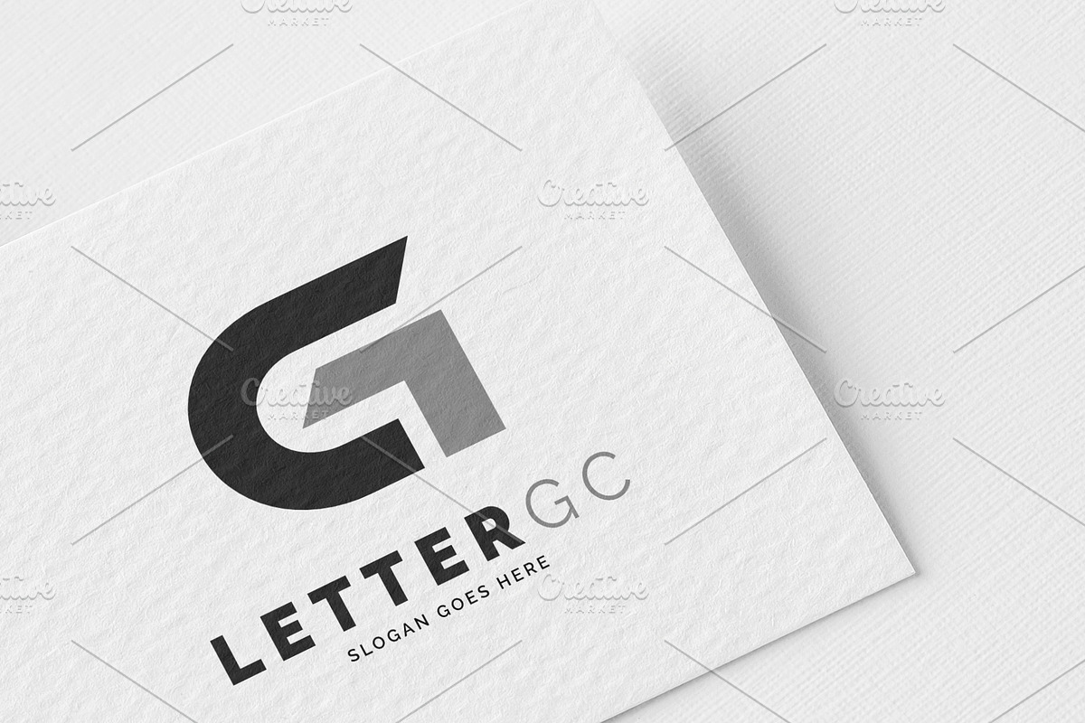 GC Letter Logo Template, a Branding & Logo Template by mesuka