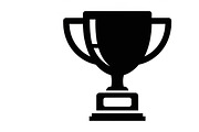 Bold winner trophy cup icon, an Illustration by Amazin_art (Thumbnail 21 of 29)