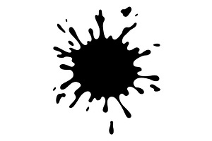 Paint blot. Creative isolated paint, an Illustration by the8monkey