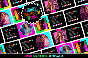 Canva Email Signature Bundle, an Email Template by SunshineStudioBoutique (Thumbnail 1 of 9)