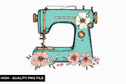 Sewing Machine Clipart Bundle, an Illustration by crative8112 (Thumbnail 8 of 10)