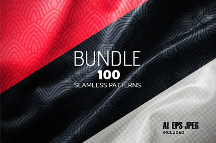 100 geometric seamless patterns