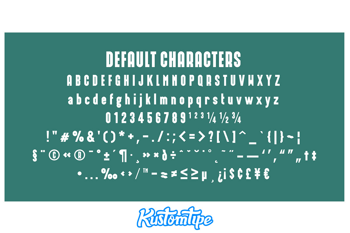 America line, a Font by Kustomtype (Photo 5 of 10)