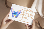 Watercolor Butterfly Clipart, an Illustration by Libby Wishes (Thumbnail 2 of 7)