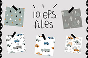 Urban traffic. Patterns pack, a Pattern Graphic by Alina Karpenko (Thumbnail 3 of 8)