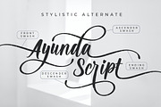 Modern Calligraphy - Ayunda Script, a Script Font by Debut Studio (Thumbnail 10 of 10)