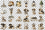 Dachshund Clipart Cozy Dog Png, an Illustration by DreamCafeArt (Thumbnail 3 of 6)
