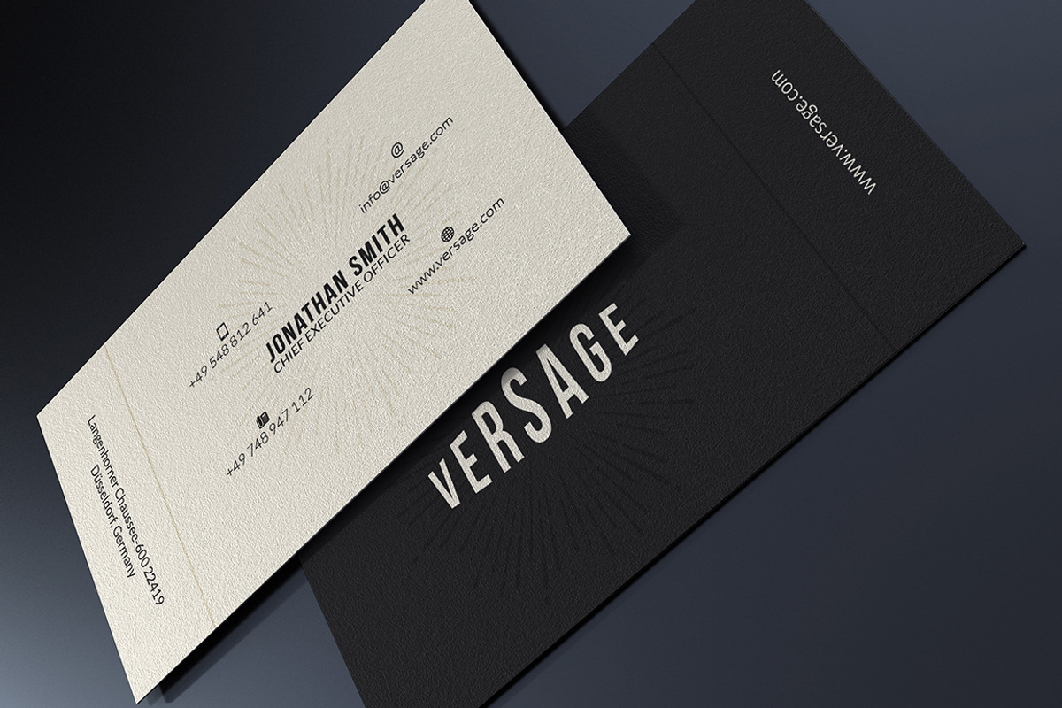 Simple Elegant Business Card, a Business Card Template by Marvel (Photo 4 of 5)