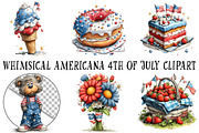 Whimsical Americana 4th of July Clip, an Illustration by OK Design (Thumbnail 2 of 6)