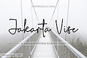 Jakarta Vise Script, a Script Font by Cherryline Master (Thumbnail 1 of 5)