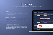 Subscriptions Tracker - Darkmode, a Templates & Theme by The Creative Plans co (Thumbnail 3 of 10)