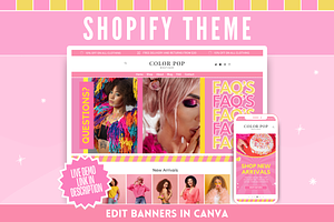 Color POP Shopify Theme, a Shopify Template by SunshineStudioBoutique