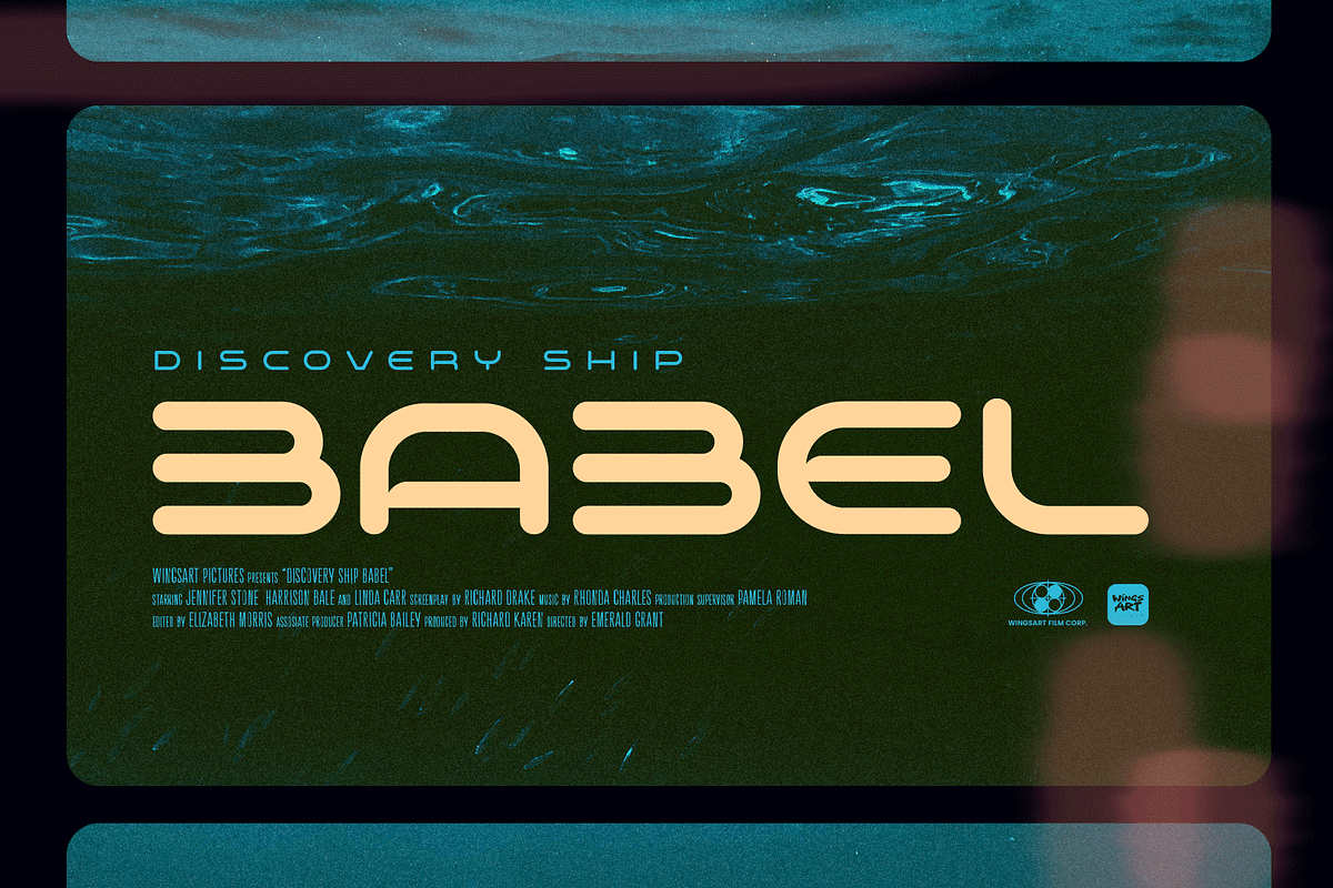 Proscenium Arch - Sci-Fi Font, a Sans Serif Font by Wingsart Studio (Photo 10 of 15)