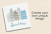 House Procreate brushes, clipart, a Brush Add-On by Veronika Gotovceva (Thumbnail 4 of 4)