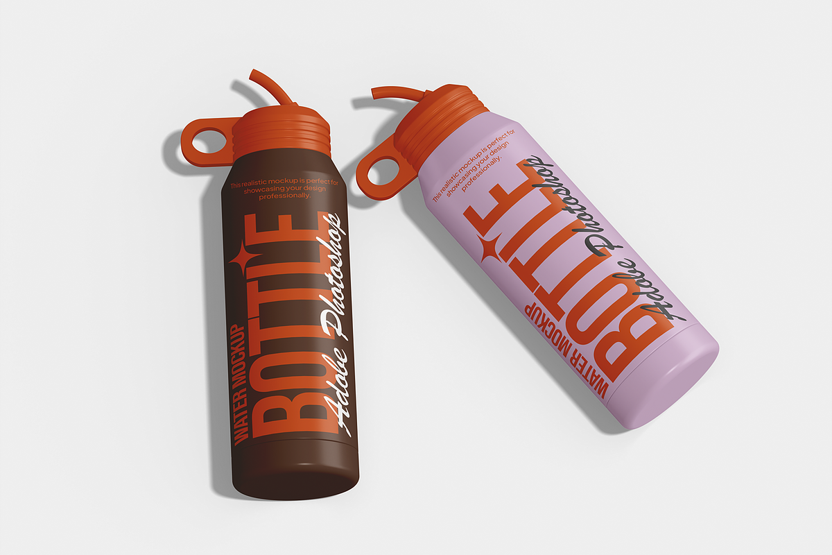 Water Bottle Mockup, a Household Mockup by Permadi Creative (Photo 2 of 3)