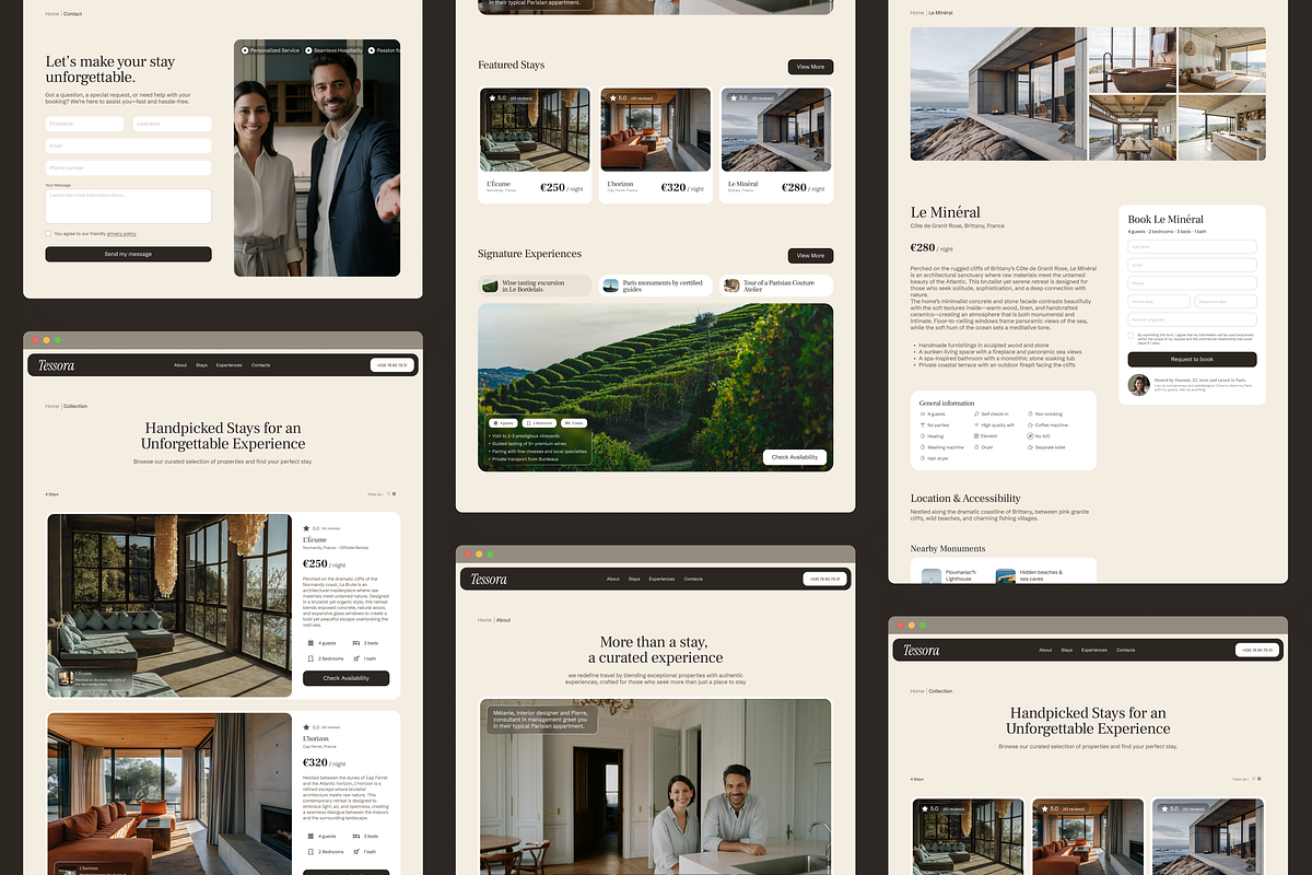 Framer Template for Stays & Travel preview 2