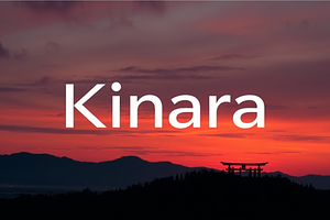 Kinara - Modern Serif Font