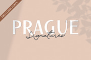 Prague Signatures // Font Duo, a Script Font by floral studio (Thumbnail 1 of 8)