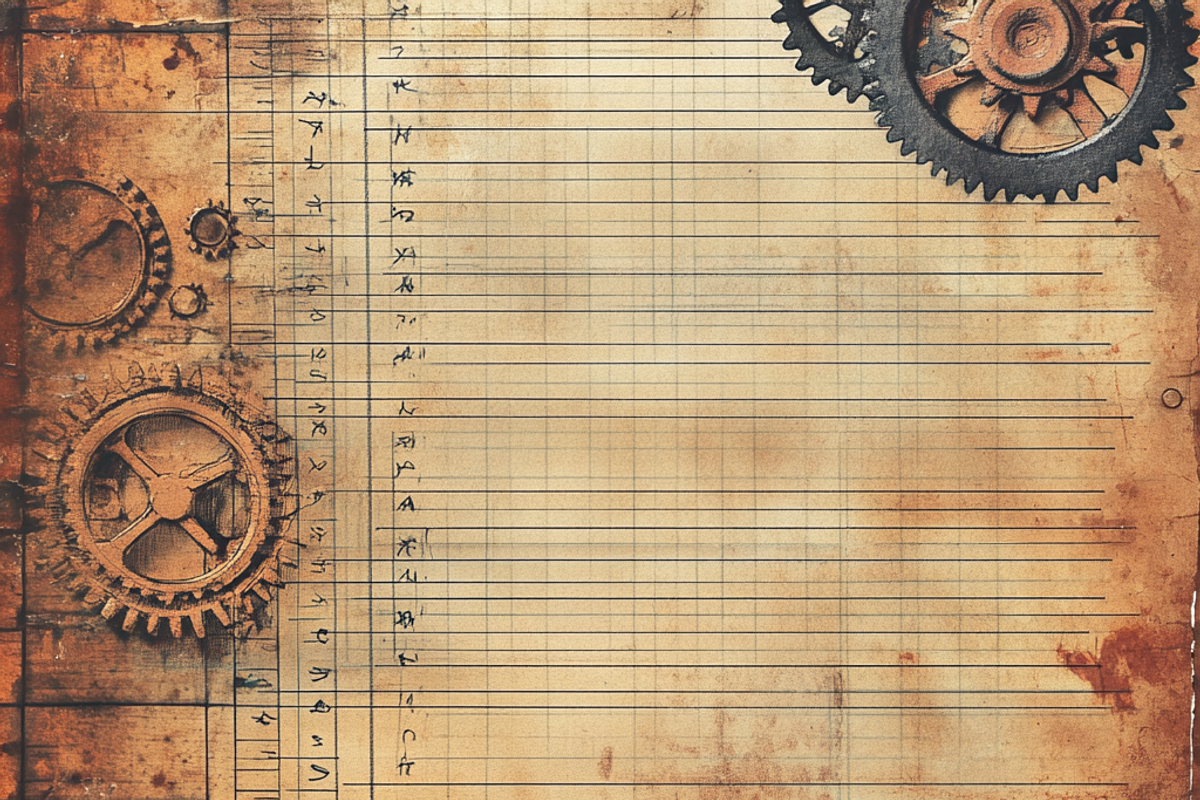 Steampunk Grunge Ledger Texture