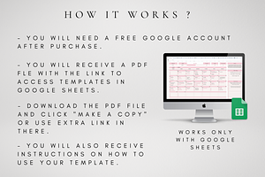 Digital Monthly Calendar Template