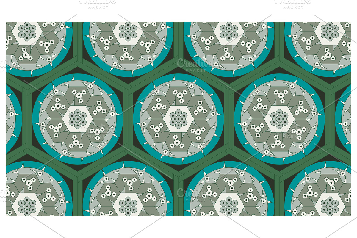 Geometric Seamless Patterns, a Pattern Graphic by Creative Backgrounds (Photo 3 of 7)