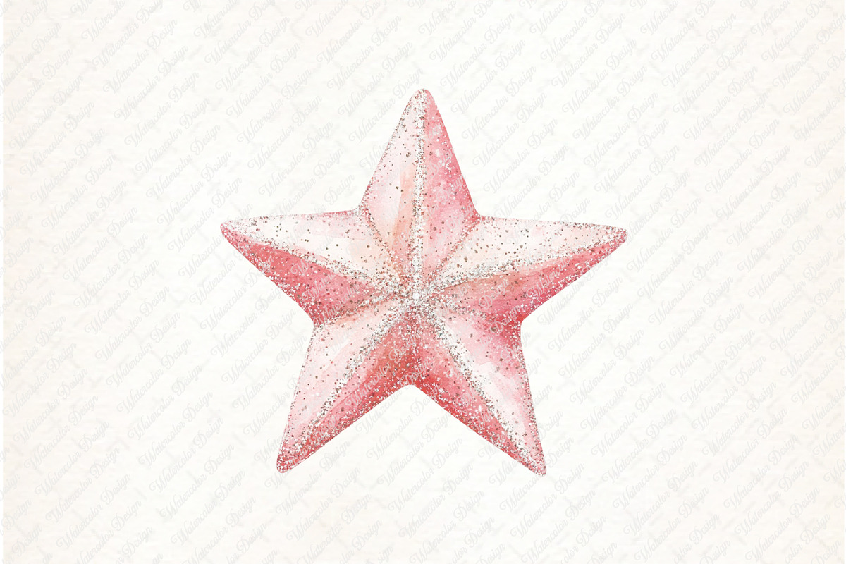 Cute Colorful Watercolor Stars png, an Illustration by Watercolor design (Photo 7 of 12)