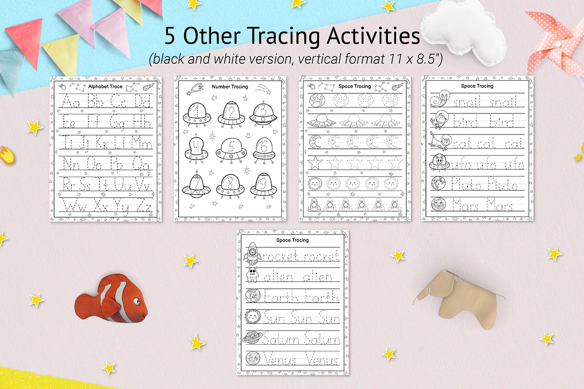 Space Activity Pages Collection, an Animal Illustration by Gulnara Sabirova (Photo 50 of 51)