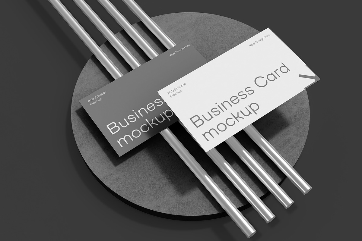Minimal Business Card Mockup Layout, a Product Mockup by graphypix (Photo 4 of 4)