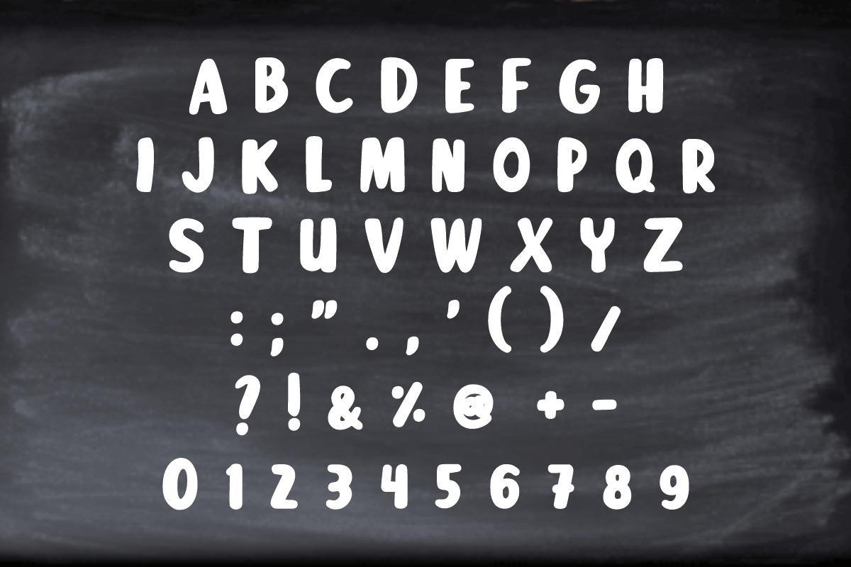 Piggy Doggy cute font, a Handwritten Font by Fourteen Letter (Photo 6 of 7)