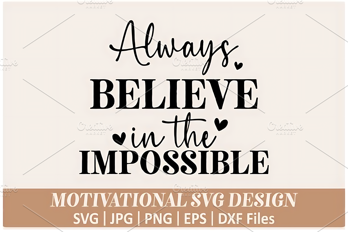 Motivational Quotes Svg Bundle, a Decorative Illustration by Design Station (Photo 5 of 7)