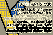 Gumball Machine Typeface, a Font by Rachel McBride Creative (Thumbnail 7 of 8)