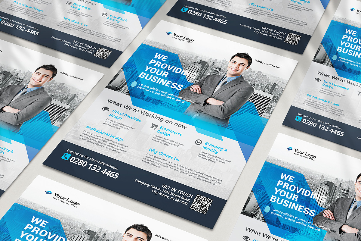 Corporate Bussiness Flyer Template, a Flyer Template by jobnabru (Photo 1 of 2)