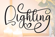 Lighting | Script Font, a Handwritten Font by Scratchones (Thumbnail 1 of 9)